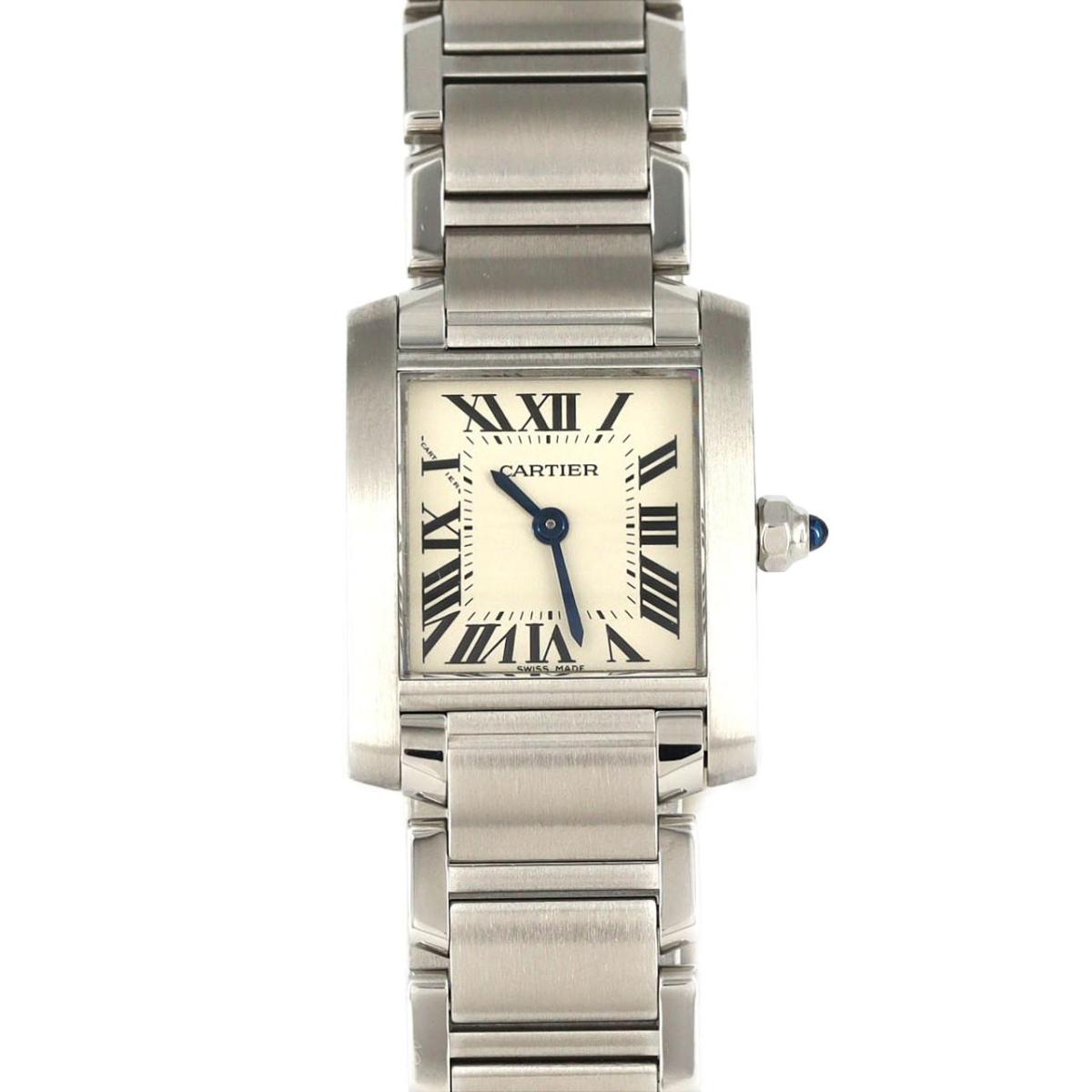 カルティエ タンクフランセーズSM W51008Q3 SS クォーツ【中古】