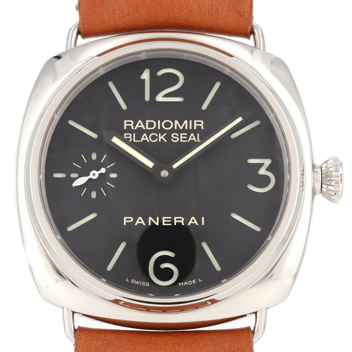 パネライ ラジオミールブラックシール PAM00183 SS 手巻【中古】