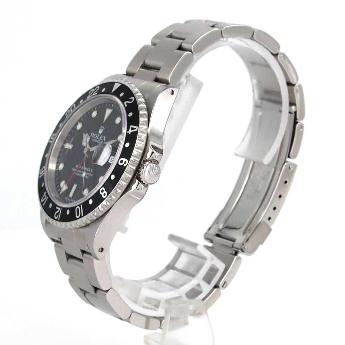 ロレックス GMTマスターII 16710 SS 自動巻 A番【中古】