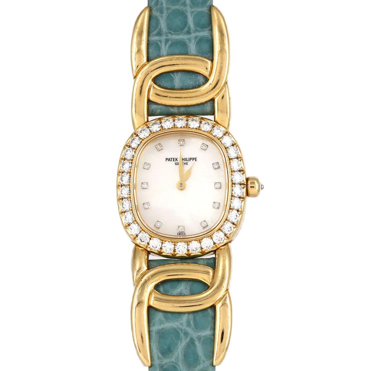 パテック・フィリップ ゴールデンエリプス YG/D・12P 4941J-001 YG クォーツ【中古】