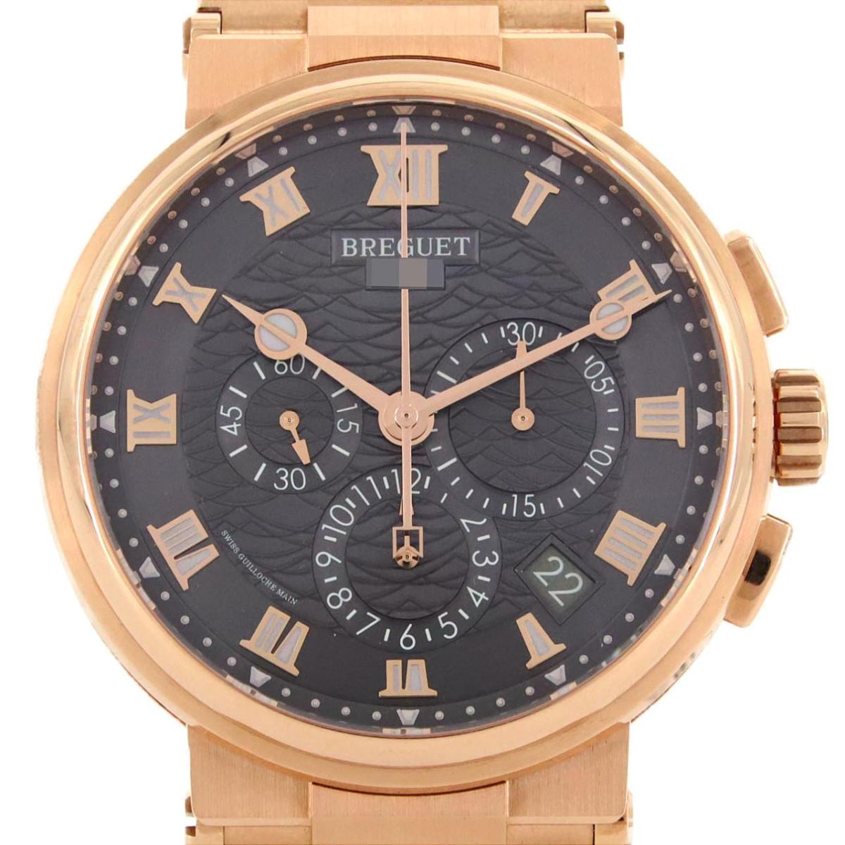 ブレゲ マリーンクロノグラフ PG 5527BR/G3/RW0 PG・RG 自動巻【中古】