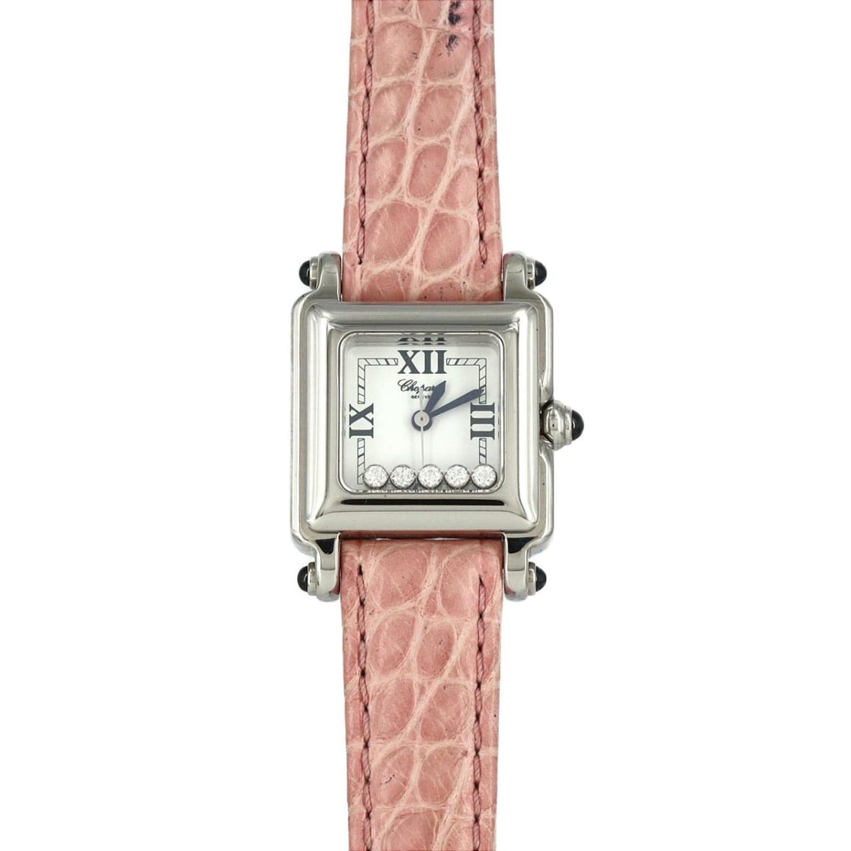 ショパール ハッピースポーツスクエア・5P 27/8892-23 SS クォーツ【中古】