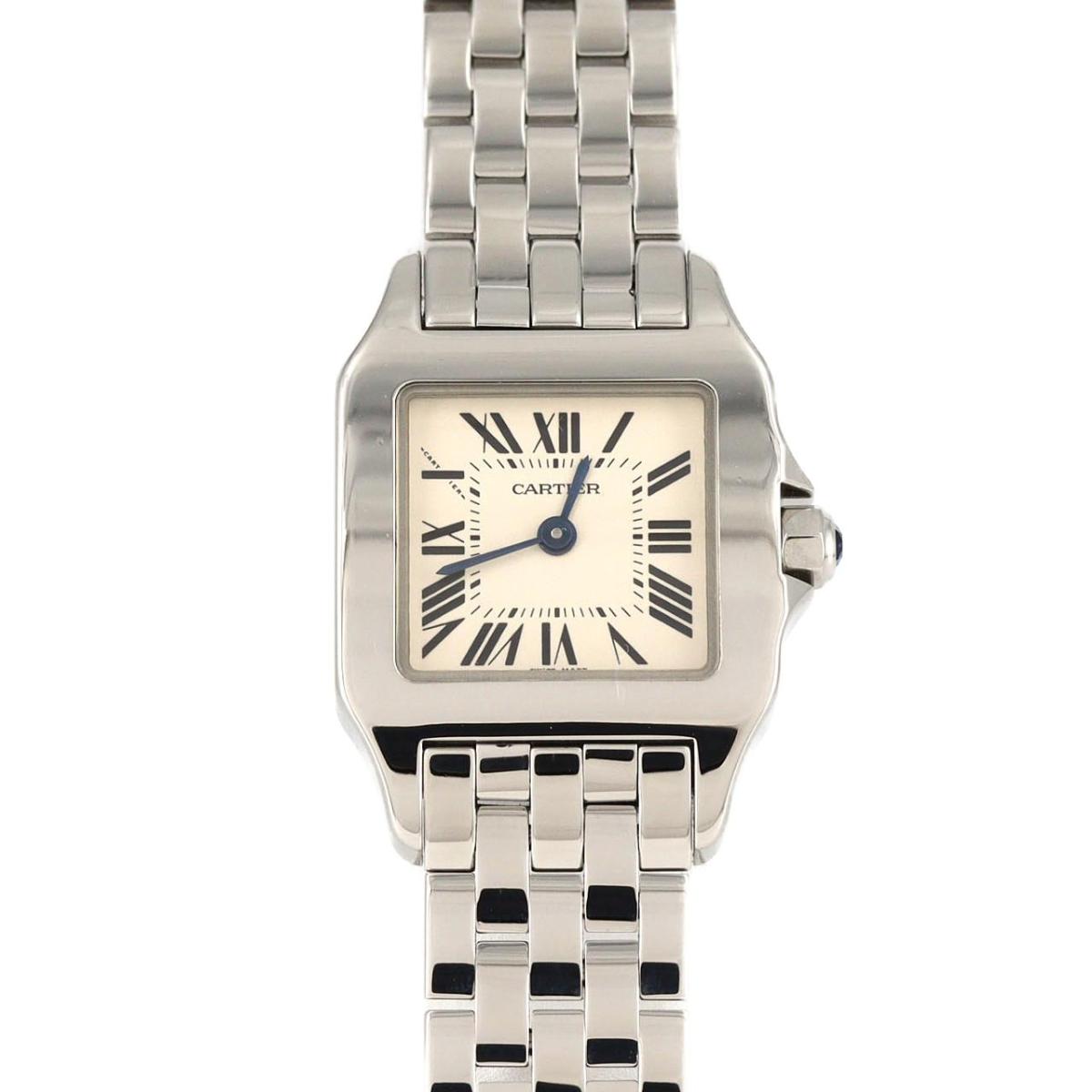 カルティエ サントスドゥモワゼルSM W25064Z5 SS クォーツ【中古】