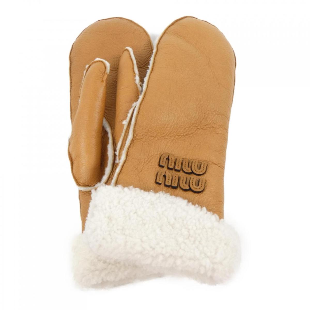 ミュウミュウ MIU MIU 5GG104 2CTT GLOVE【中古】