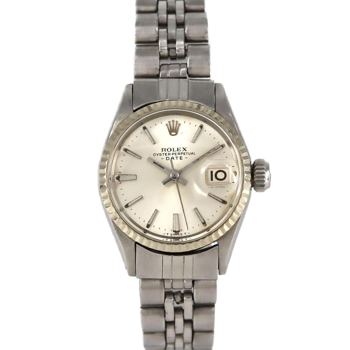 ロレックス オイスターパーペチュアルデイト 6517 SS 自動巻【中...(2)