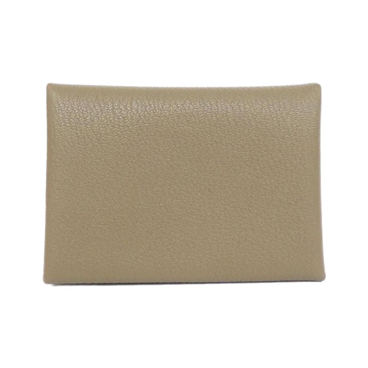 【未使用品】エルメス カルヴィ デュオ 082977CK コインケース【中古】