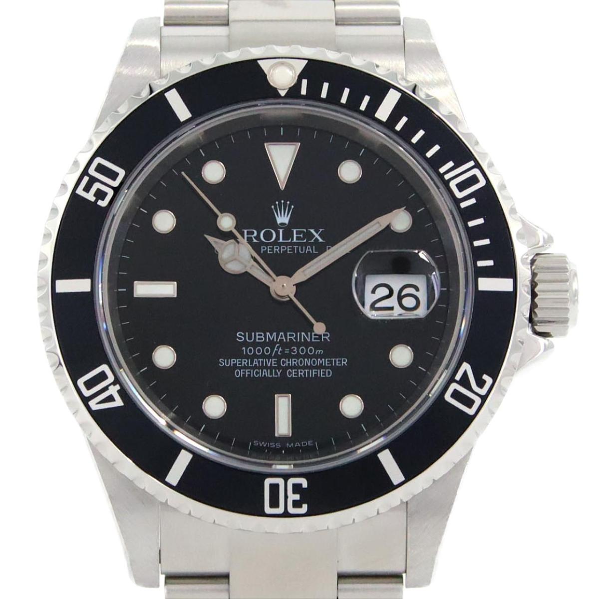 ロレックス サブマリーナーデイト 16610 SS 自動巻 Z番【中古...(2)
