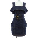 ルイヴィトン LOUIS VUITTON オーバーサイズベルトデニムユーリティドレス FORO67CKJ ワンピース【中古】