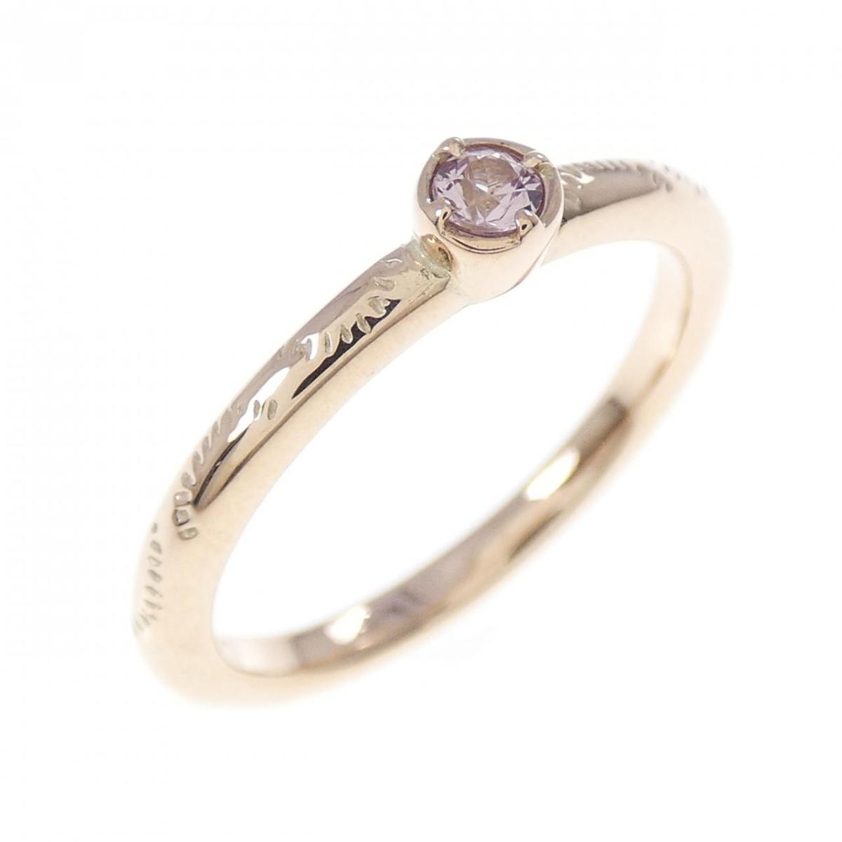 K10PG ガーネット リング【中古】