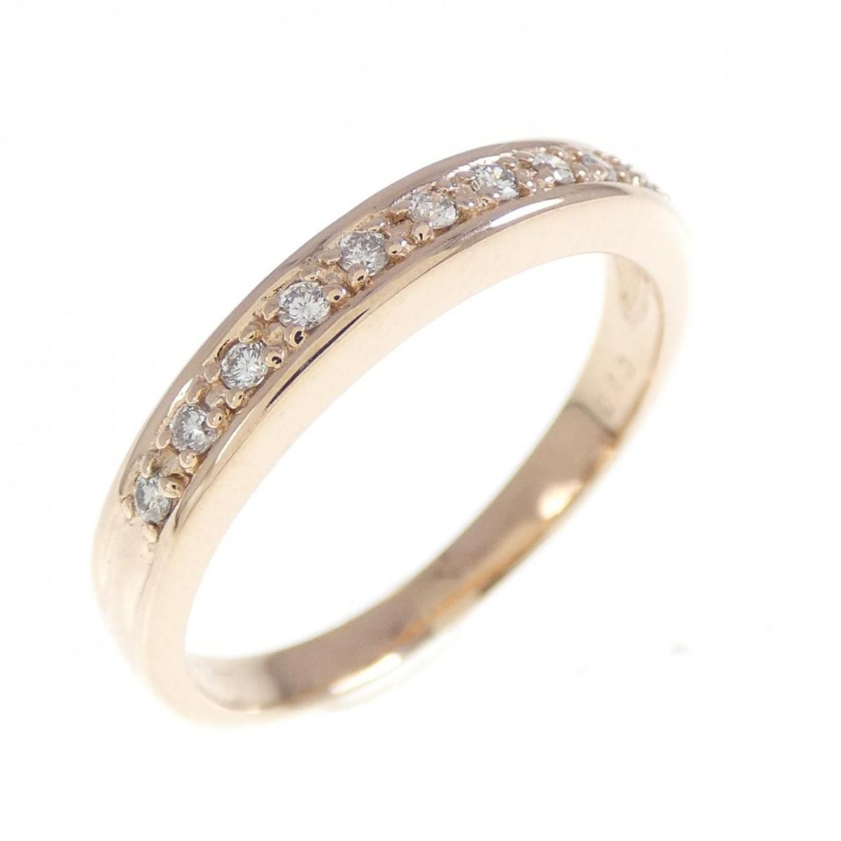 Diamond - K18PG ダイヤモンド リング 0.10CT【中古】