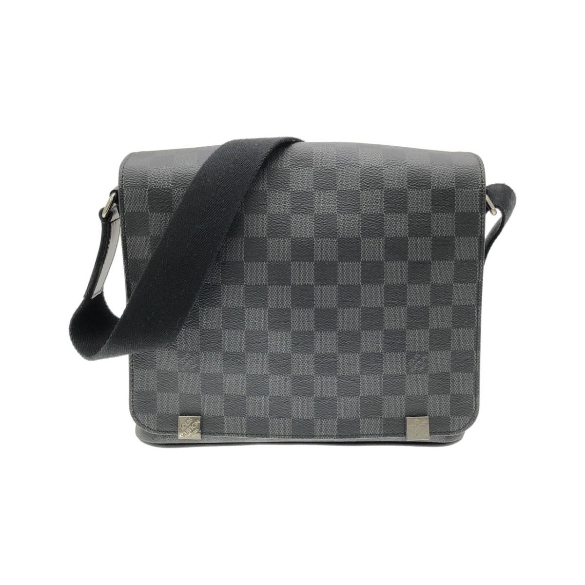 LOUIS VUITTON - ルイヴィトン ダミエ グラフィット ディストリクト PM N41028 ショルダーバッグ【中古】