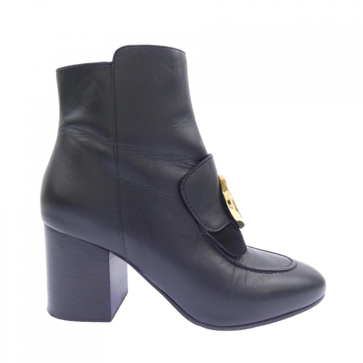 高級18万円●Chloe クロエ レザーブーツ 23.5cm程 箱付き 破損あり 楽天市場】クロエ Chloe レインブーツ ブラック レディース 大きい