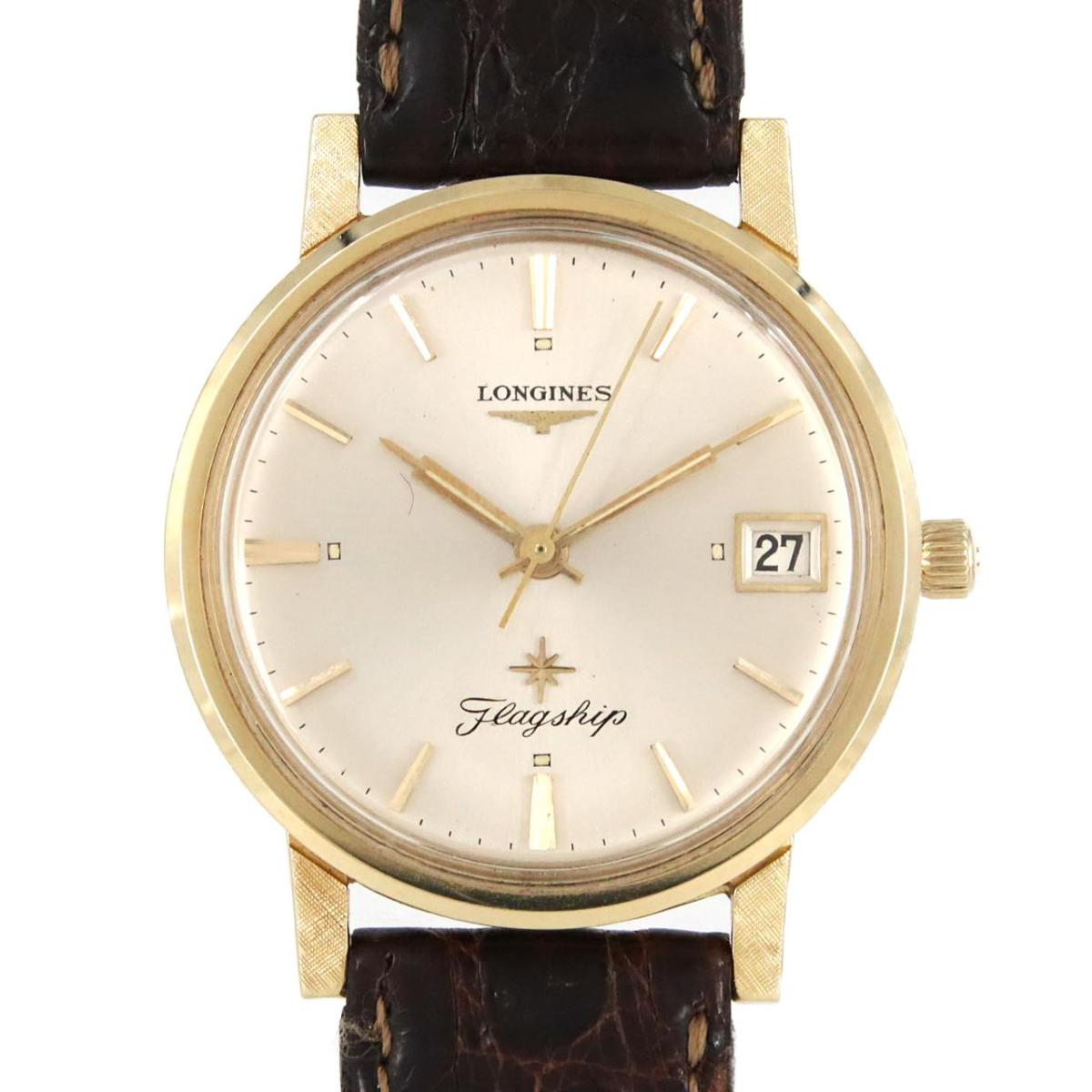 ロンジン LONGINES L4.717.4 フラッグシップ デイト 自動巻き メンズ