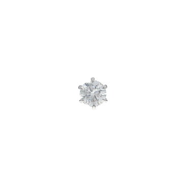 【リメイク】ST／プラチナダイヤモンドリング　0．705ct・G・I1・FAIR　片耳【中古】