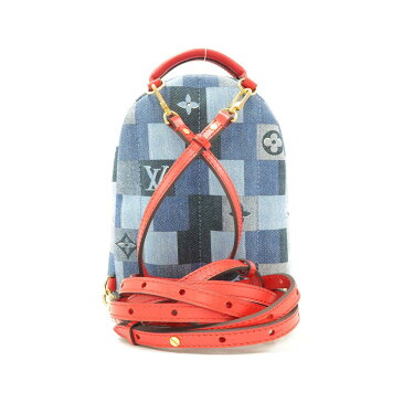 ルイヴィトン デニムモノグラム パームスプリングスバックパックMINI M45043【中古】
