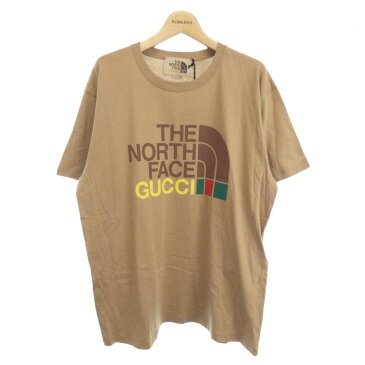 グッチザノースフェイス GUCCI×THENORTHFACE Tシャツ【中古】