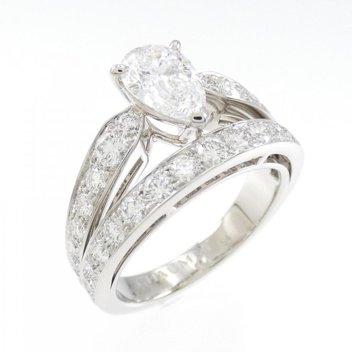 【KOMEHYO】ショーメ ジョゼフィーヌ ティアラ リング 1.01CT D VS2 ペアシェイプ【中古】のサムネイル