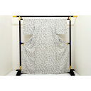 【KOMEHYO】 【未使用品】単衣 竪絽織小紋 身幅L寸【中古】 【コメ兵】