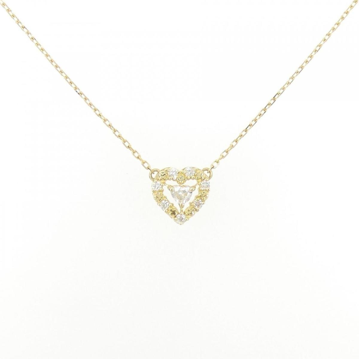 アーカー プリンセスハート ネックレス 0.14CT【中古】