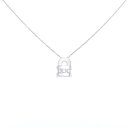 750WG ダイヤモンド ネックレス 0.24CT【中古】