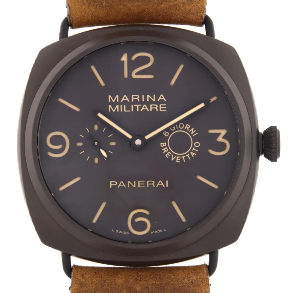 パネライ ラジオミール コンポジット マリーナミリターレ 8DAYS PAM00339 その他 手巻【中古】