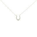 【リメイク】K18YG ダイヤモンド ネックレス 0.10CT【中古】