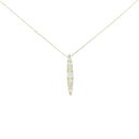 【リメイク】K18YG ダイヤモンド ネックレス 0.15CT【中古】