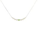 【新品】K18YG デマントイドガーネット ネックレス 0.11CT【新品】