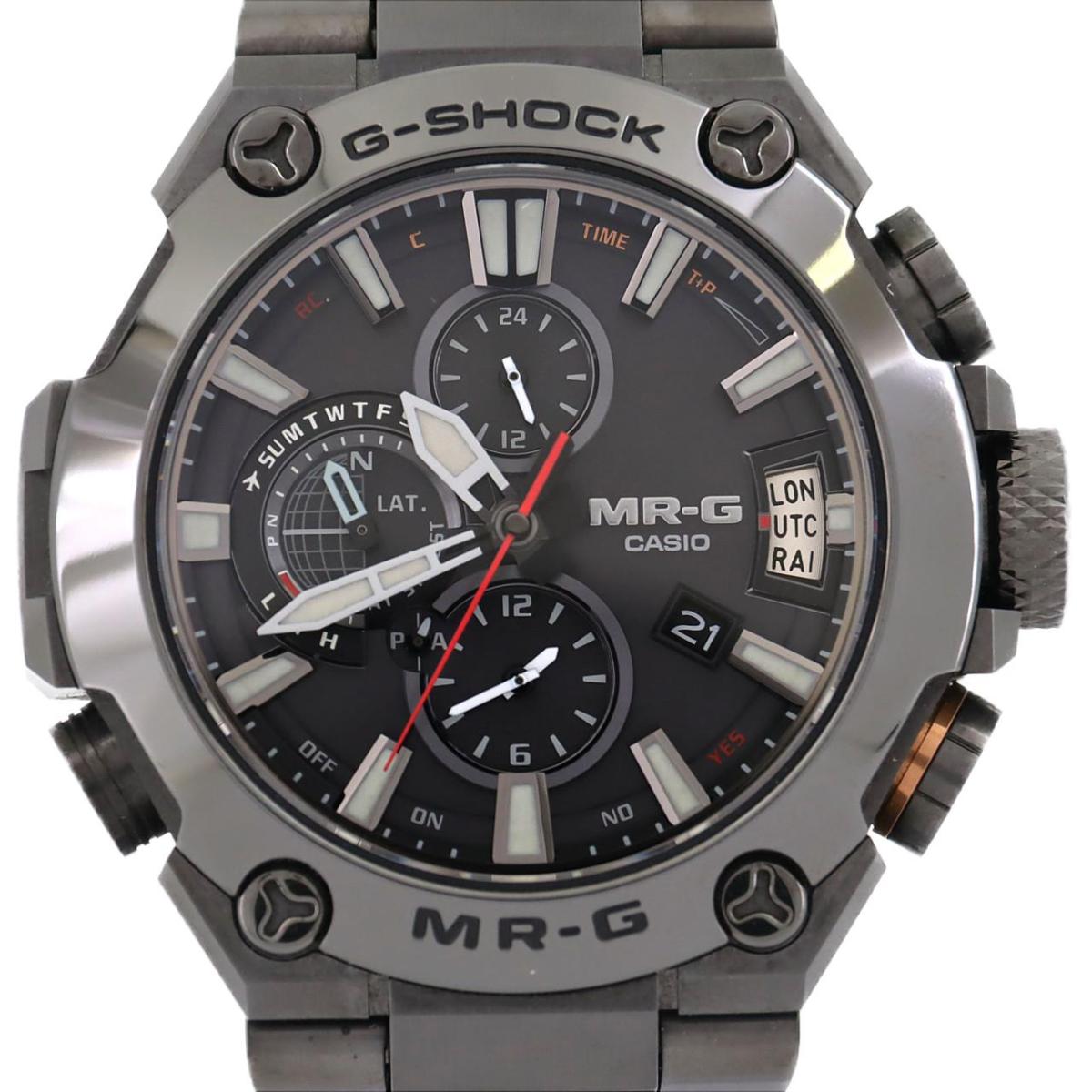 カシオ G-SHOCK・MR-G GPS 電波時計 MRG-G2000CB-1AJR TI ソーラークォーツ【中古】