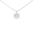 【リメイク】PT ダイヤモンド ネックレス 3.003CT H SI2 Good【中古】