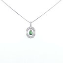 【新品】PT ガーネット ネックレス 0.20CT【新品】