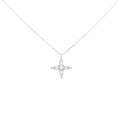 【リメイク】PT ダイヤモンド ネックレス 0.15CT【中古】