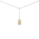 PT シトリン ネックレス 0.51CT【中古】