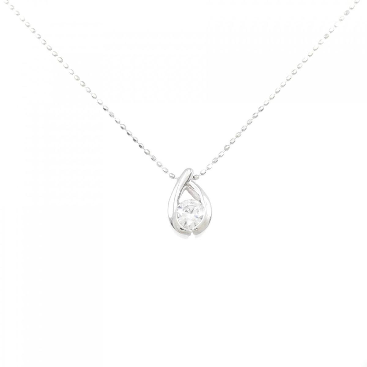 【KOMEHYO】 K18WG ダイヤモンド ネックレス 0.302CT【中古】 【コメ兵】