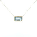 【リメイク】K18YG アクアマリン ネックレス 1.66CT【中古】