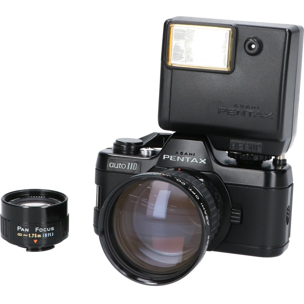 PENTAX　AUTO110＋レンズ2点＋AF130P【中古】