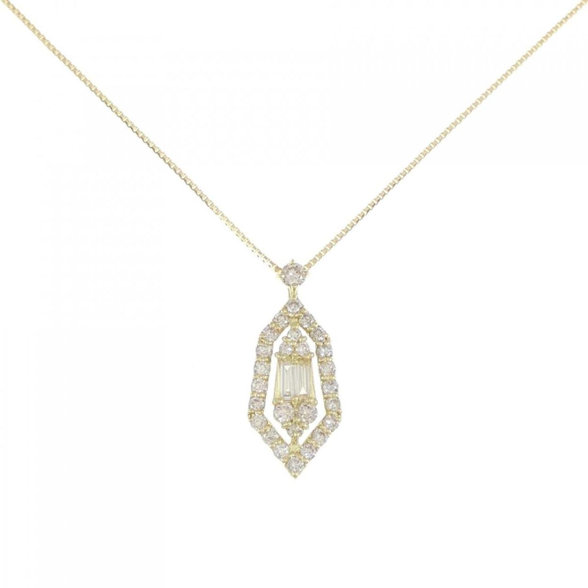 【KOMEHYO】 【新品】K18YG ダイヤモンド ネックレス 0.36CT【新品】 【コメ兵】