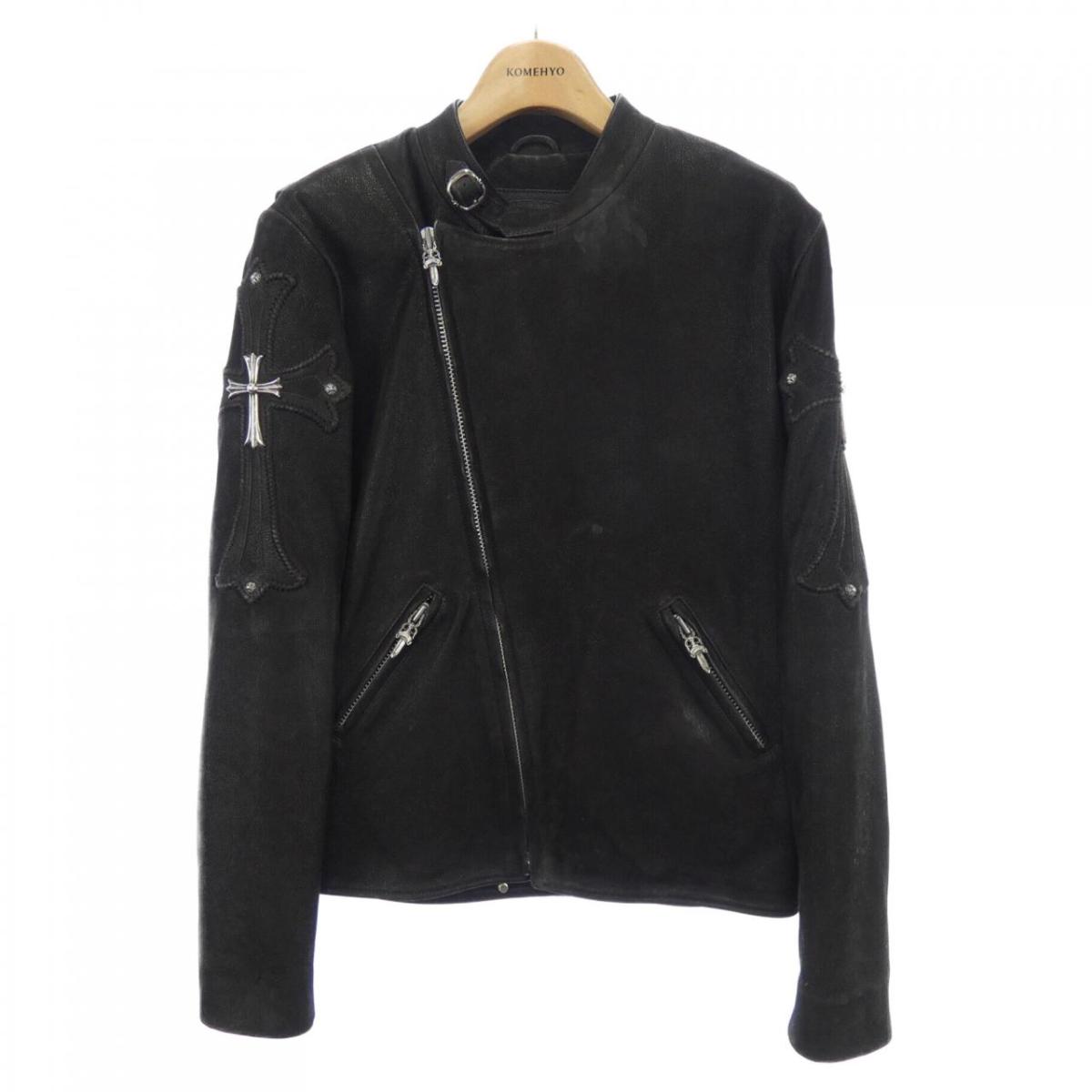 クロムハーツ CHROME HEARTS レザージャケット【中古】