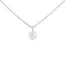 PT ソリティア ダイヤモンド ネックレス 0.307CT【中古】