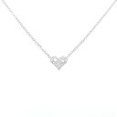 ポンテヴェキオ ハート ダイヤモン ネックレス 0.17CT【中古】