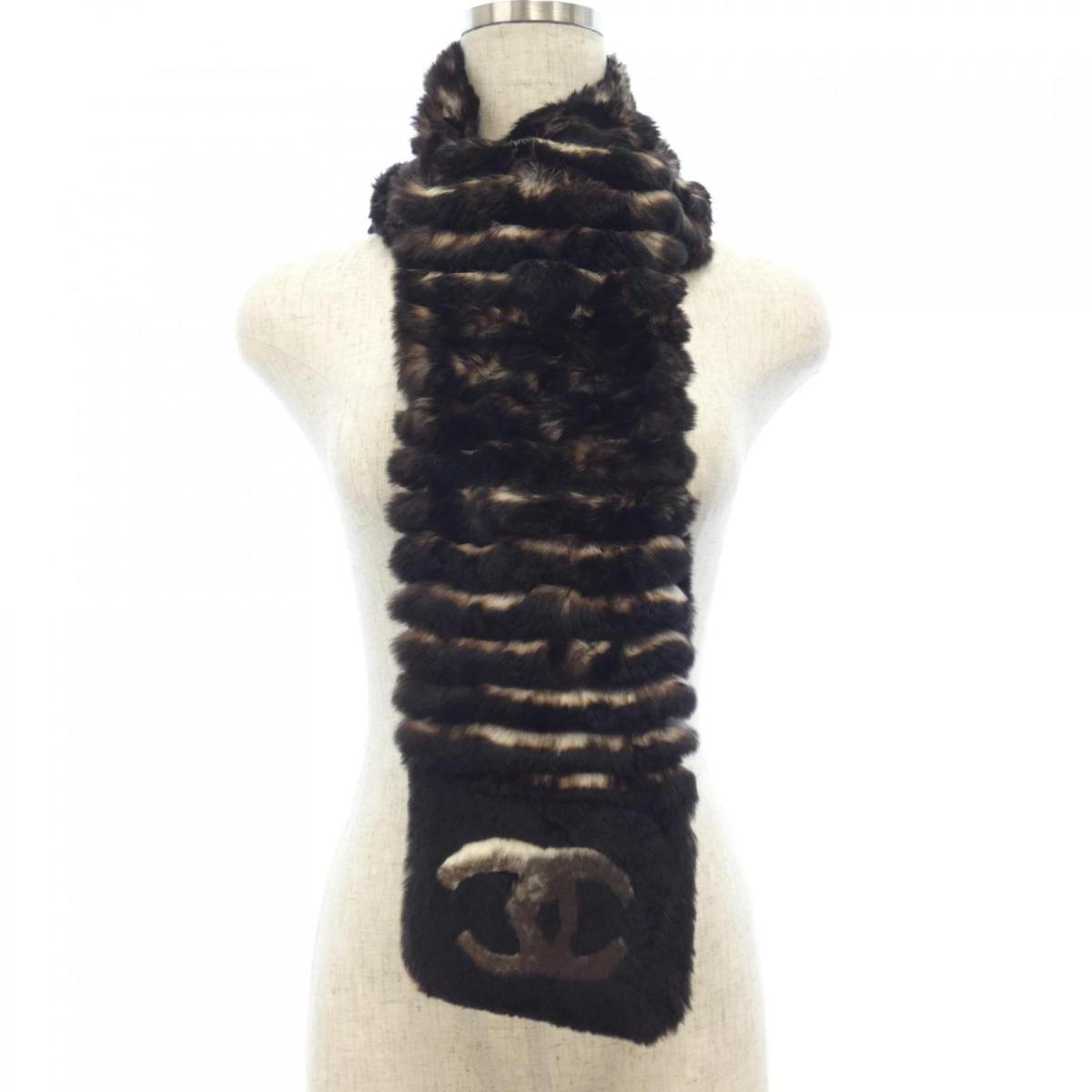 シャネル CHANEL MUFFLER【中古】