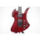 B.C.Rich を代表するモデル、モッキンバード！ブランド/メーカー:B．C．RICH商品名:B．C．RICH　 MOCKINGBIRD ST通称:エレキギター商品ランク:中古品B型式:MOCKINGBIRD ST付属品:非純正ソフトケース詳細説明:B.C.Rich を代表するモデル、モッキンバード！ 美しいキルテッドメイプルを使用したトップに、シースルーレッドカラーが非常にCOOL！ 最大の特徴であるスルーネック構造により、ハイポジションのアクセス性が非常に抜群。 ピックアップにはディストーションサウンドとも相性の良いRockfield を搭載しています。 コイルタップスイッチ、フェイズスイッチ、5ポジション・バリトーンスイッチにより、多彩なサウンドメイクが可能です。　 わずかな傷 は見受けられますが 比較的きれいな印象です。 トラスロッドの効きは良好で、順反り修正方向、逆反り修正方向共に十分に調整する余裕がある状態です。 ネックの反りはロッドで調整済みですが、 ハイ起き(ジョイント部分から少し起き上がっている)が生じている状態です。 演奏には特に問題のない状態です。 フレットに薄っすらと減りは見られますが、十分に残っており演奏には特に支障のない状態です。 【欠品】アーム 裏パネル 【重量】約3.8kg ☆KOMEHYO買取センター名古屋本店、宅配買取にて楽器の買取を行っています☆ ※付属品は記載または画像に無い場合、お付けすることが出来ません。在庫店舗:名古屋本店 本館