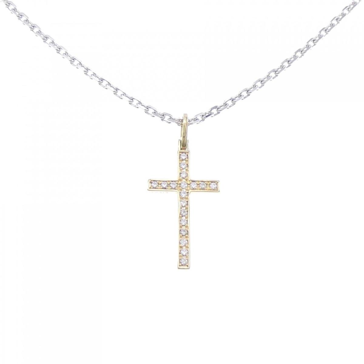 シンパシーオブソウル クロス ダイヤモンド ネックレス 0.23CT【中古】