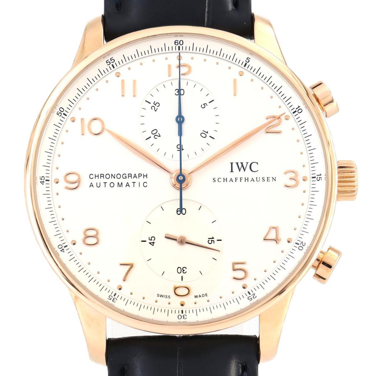 IWC ポルトギーゼクロノグラフ RG IW371480 PG・RG 自動巻【中古】