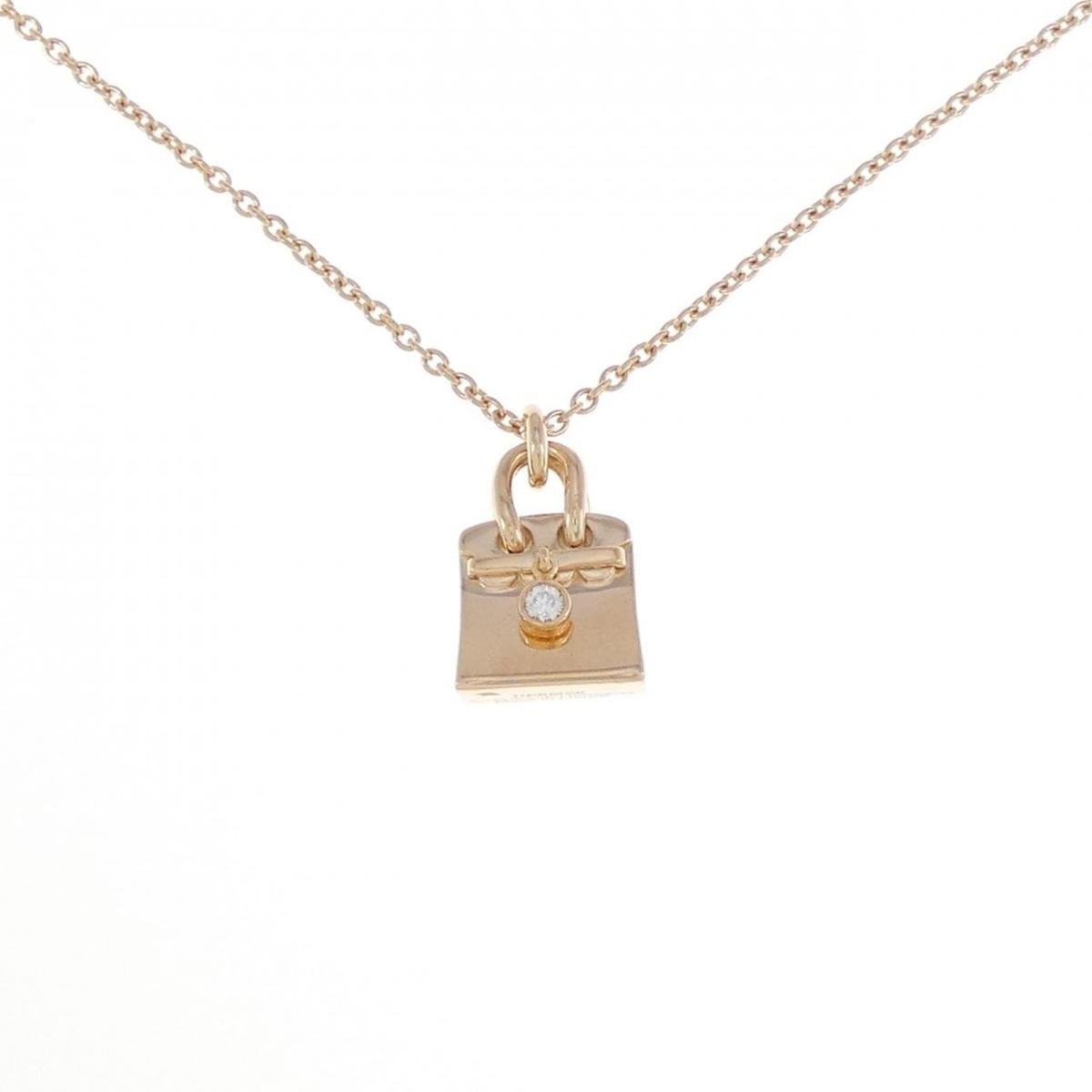 エルメス アミュレット バーキン ネックレス 0.04CT【中古】