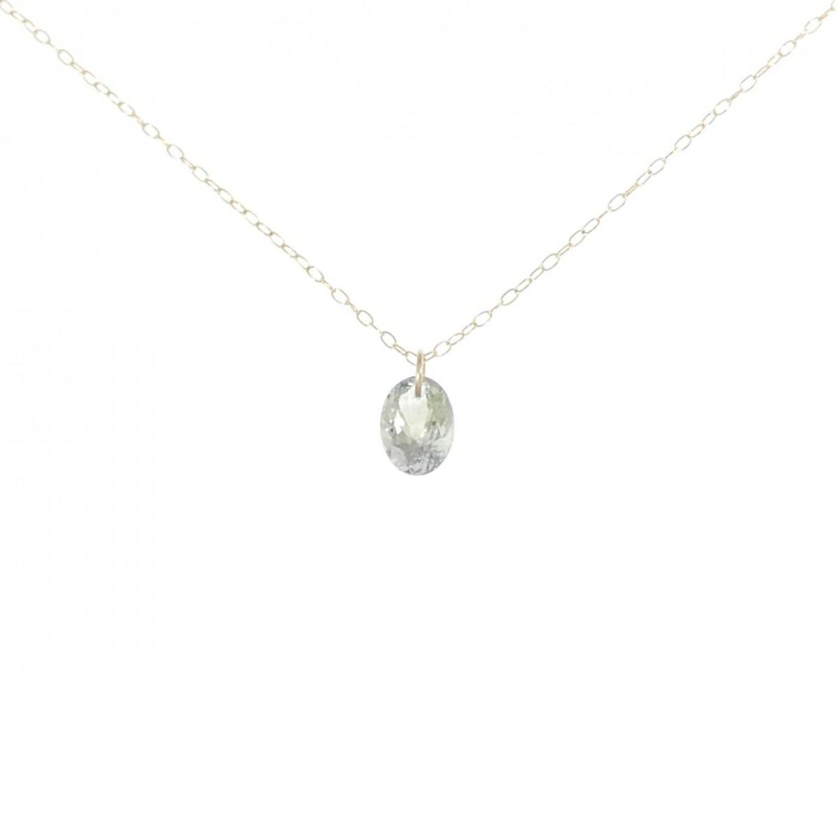 【KOMEHYO】 K10YG ゾイサイト ネックレス【中古】 【コメ兵】