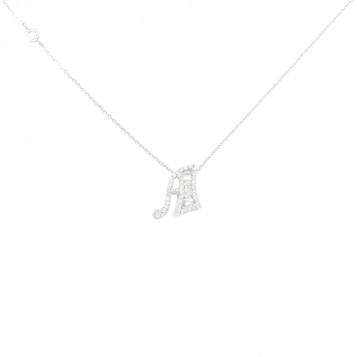 【KOMEHYO】 K18WG ダイヤモンド ネックレス 0.30CT【中古】 【コメ兵】