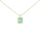 【新品】K18YG エメラルド ネックレス 0.20CT【新品】