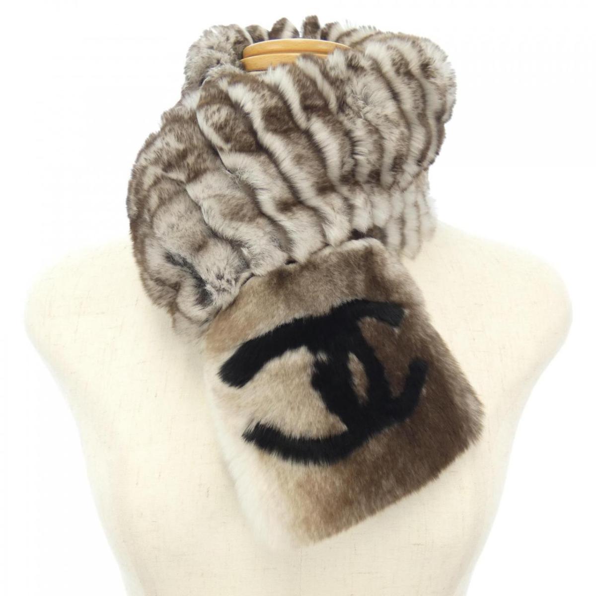 シャネル CHANEL MUFFLER【中古】