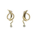 K18YG ダイヤモンド イヤリング 0.21CT【中古】